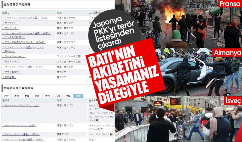 Japonya'dan PKK'yı aklama hamlesi! İstihbarat terör listesinden çıkardı