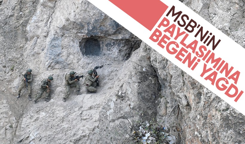 Mehmetçik vatan nöbetinde: MSB paylaştı