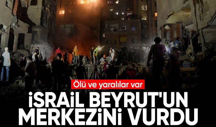 İsrail'in Beyrut'a düzenlediği saldırıda 11 kişi hayatını kaybetti