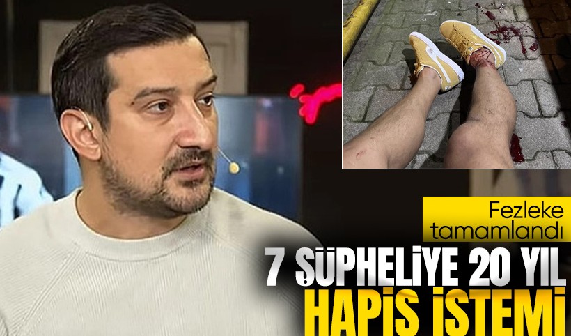 Serhat Akın'a silahlı saldırıda yeni gelişme! 7 şüpheli hakkında 20 yıl hapis cezası istemi