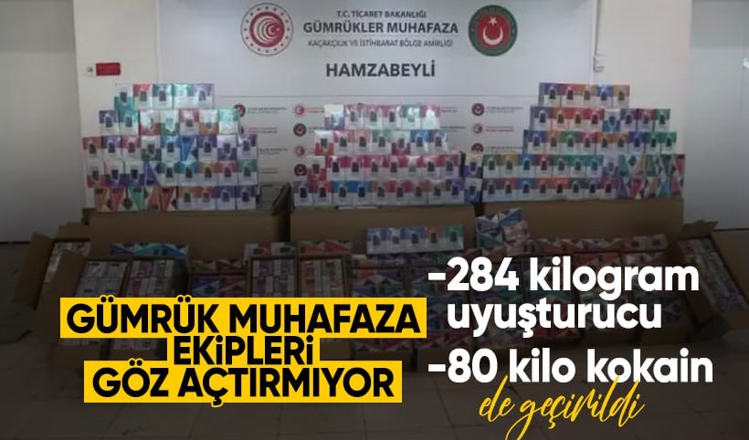 Gümrük Muhafaza ekipleri düzenledikleri operasyonlarla kaçakçılara göz açtırmadı