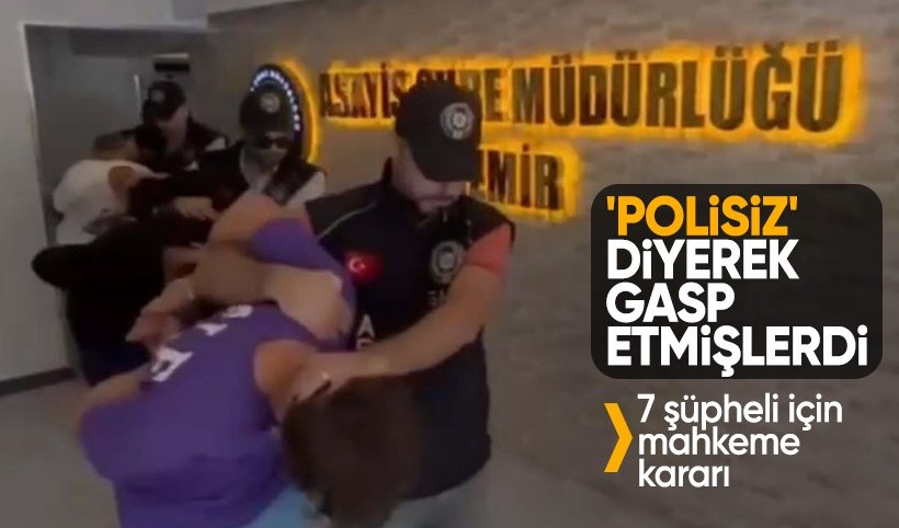 İzmir'de çakarlı otomobillerle gasp yapan 7 sahte polis Manisa'da yakalandı