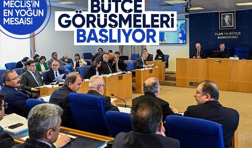 Meclis'te 2025 bütçesi görüşmeleri yarın başlıyor