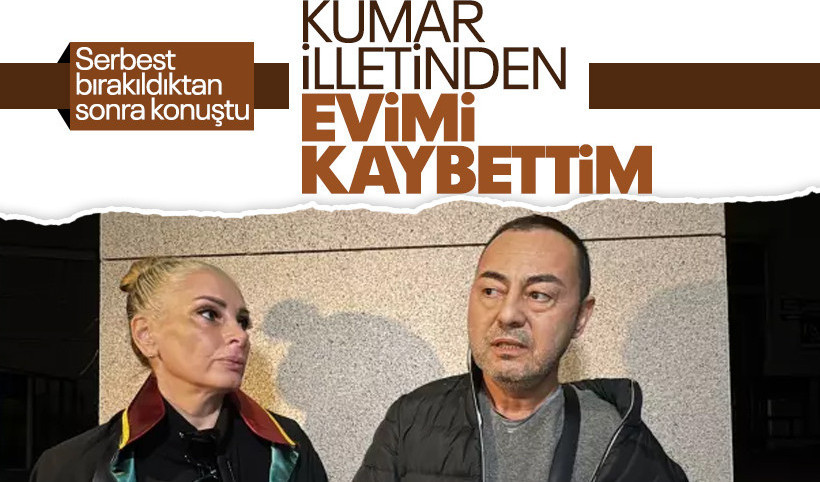 Serbest bırakılan Serdar Ortaç'tan ilk açıklama: Bu kumar illetinden her şeyimi kaybettim