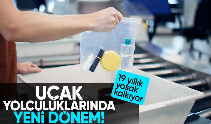 Uçak yolculuklarında yeni dönem: 19 yıllık yasak kalkıyor