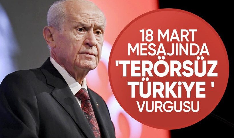 Bahçeli'den yeni açıklama: Terörsüz Türkiye inşa edilecek!