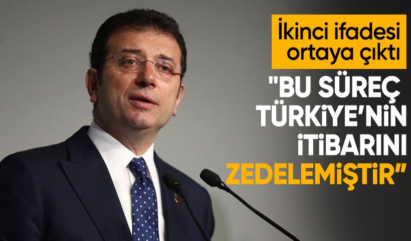 Ekrem İmamoğlu'nun ikinci emniyet ifadesi ortaya çıktı!