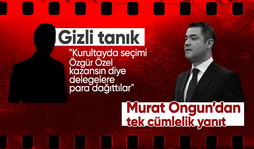 Murat Ongun'un emniyet ifadesi ortaya çıktı! Gizli tanığın iddalarına 'iftira' dedi