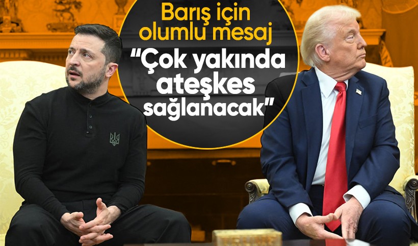 Trump: Çok yakında Ukrayna'da tam bir ateşkes ilan edeceğiz