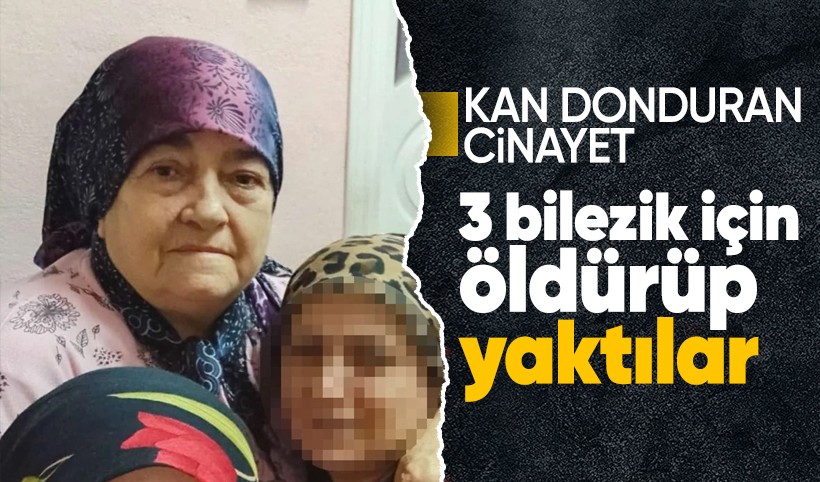 Yaşlı kadını öldürüp bileziklerini çaldı: Öldürülen kadının damadı gözaltına alındı