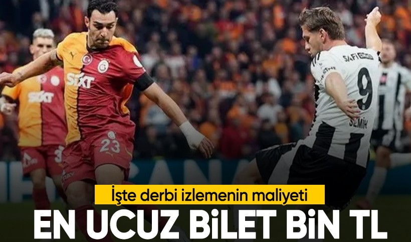 Beşiktaş - Galatasaray derbisinin bilet fiyatları duyuruldu