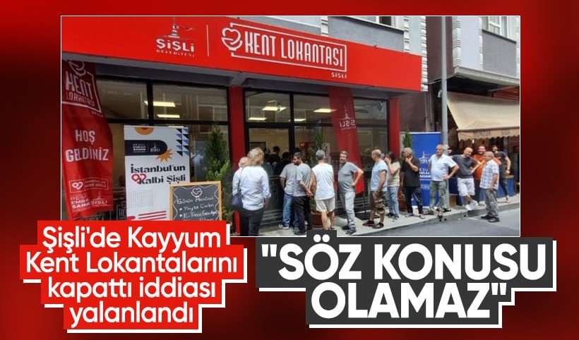 Şişli'de kayyum kent lokantalarını kapattı iddiasına DMM'den yalanlama