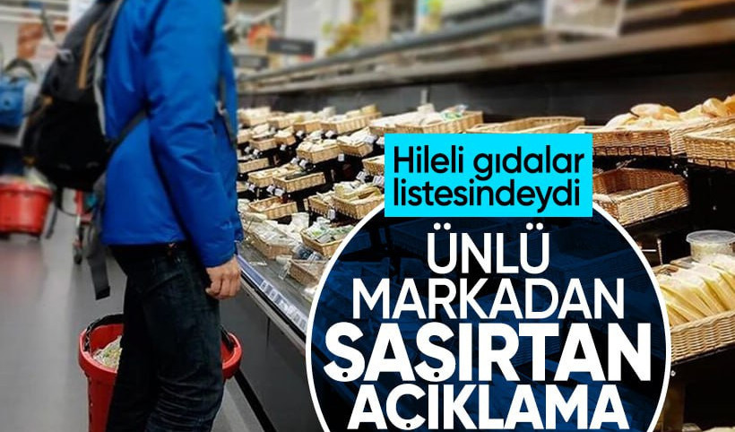 Hileli gıdalar listesinde adı geçen markadan açıklama: Tağşişi kabul etti