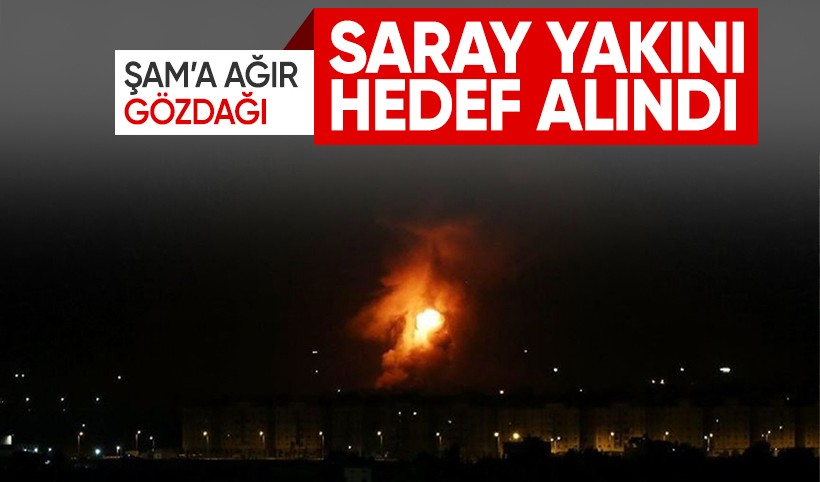 İsrail’den Şam’a gözdağı: Saray yakınında hedef vuruldu!