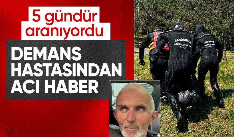 Kayıp olarak aranan Demans hastası İshak Öztürk'ten acı haber geldi