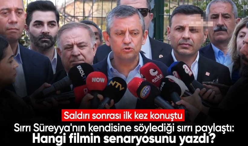 Son dakika! Saldırı sonrası Özgür Özel'den ilk açıklama: Süreyya Önder'in ölmeden önce kendisine verdiği sırrı açıkladı