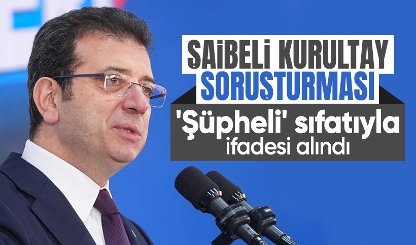 Şaibeli kurultay soruşturması: Ekrem İmamoğlu 9 soruya tek yanıt verdi