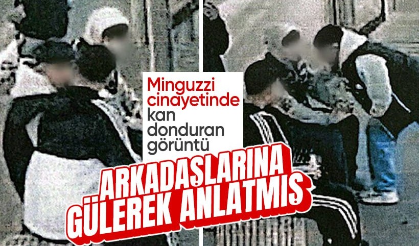 Ahmet Minguzzi cinayetinde kan donduran görüntü: Katil, bıçakladığını gülerek anlatmış