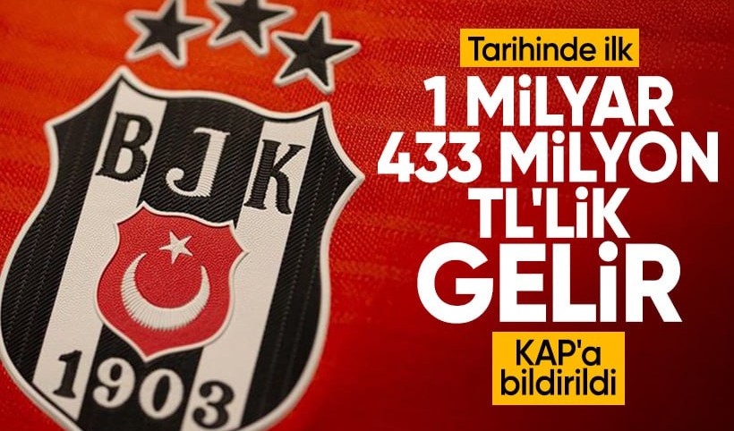 Beşiktaş, tarihinde bir ilke imza attı: KAP'a bildirildi!
