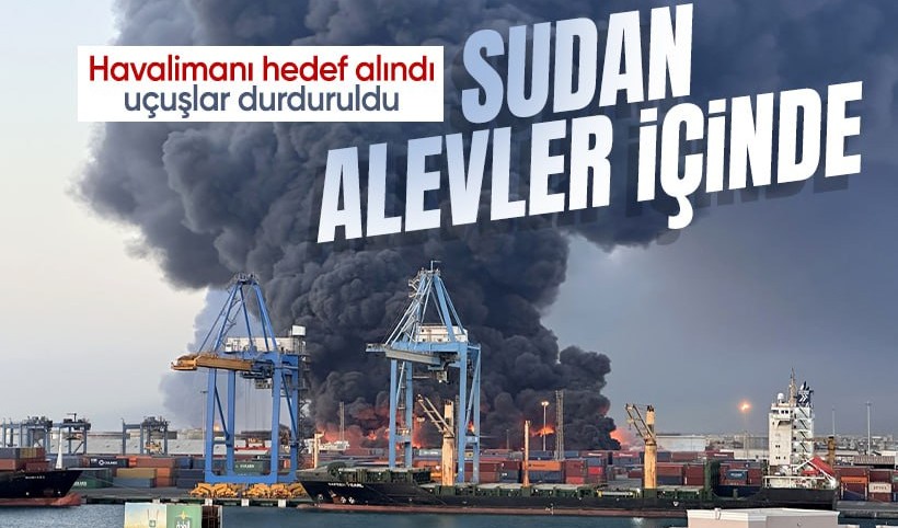 Sudan'ın Port Sudan kentinde peş peşe patlamalar: Liman ve havalimanı hedef alındı