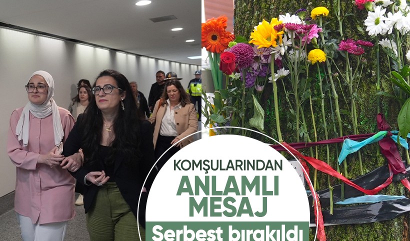 Rümeysa Öztürk’e ABD’de komşularından destek: Evinin önü çiçeklerle donatıldı