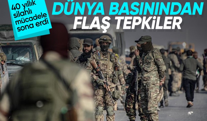 PKK 40 yıllık silahlı mücadeleye son verdi: Dünya basınından flaş tepkiler
