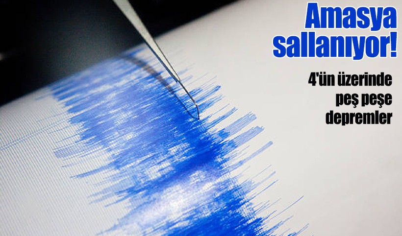 Son dakika! Amasya sallanıyor! Peş peşe 4'ün üzerinde 2 deprem