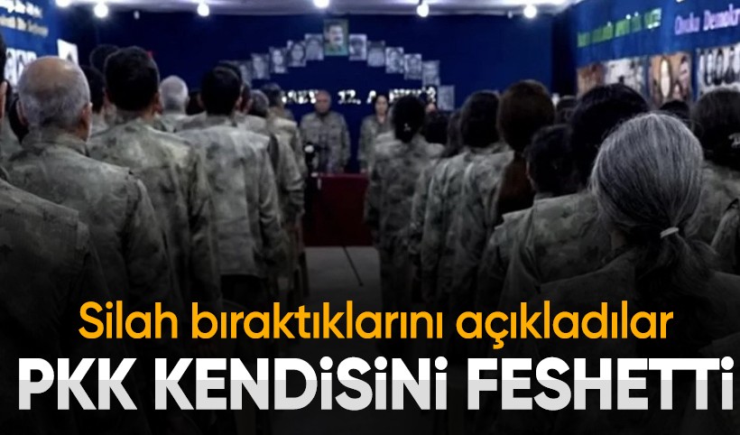 Terör örgütü PKK kendisini feshettiğini duyurdu! Sonuç bildirgesi açıklandı