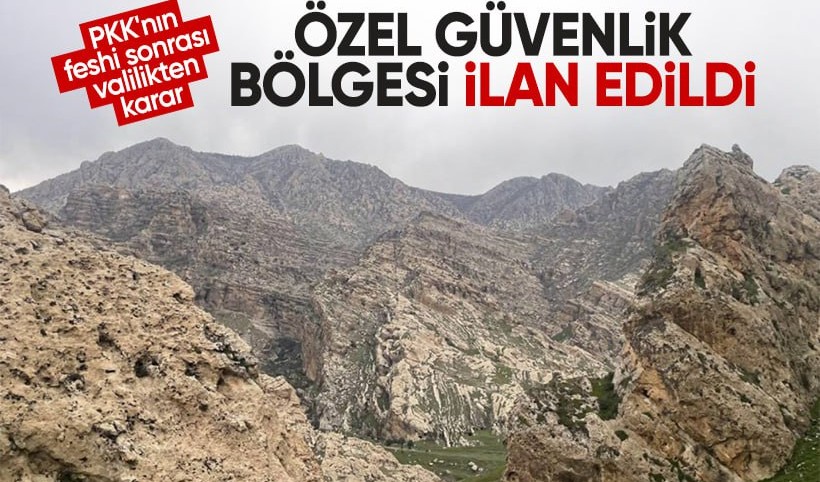 15 gün süreyle geçerli olacak: Şırnak'ta bazı bölgeler 'özel güvenlik bölgesi' ilan edildi