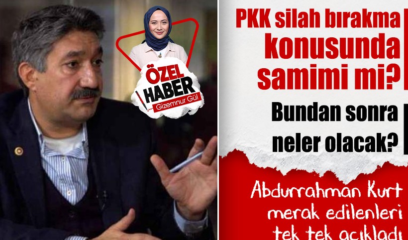 PKK silah bırakma konusunda samimi mi? Süreç nasıl ilerleyecek? Abdurrahman Kurt'tan Haberet'e özel açıklamalar