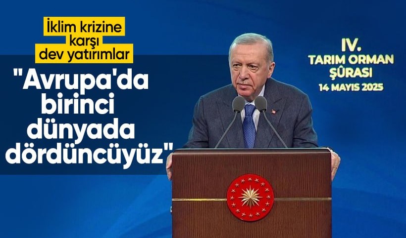 Cumhurbaşkanı Erdoğan: Suya 3 trilyon 350 milyar liralık yatırım yaptık