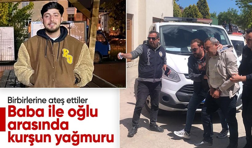 Evine kurşun yağdıran oğlunu pompalı tüfekle vurdu: Baba adliyeye sevk edildi