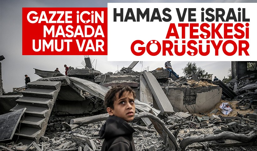 Gazze için umut masada: Hamas-İsrail arasında ateşkes görüşmesi