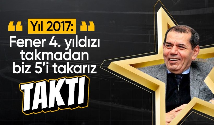 5. yıldızı Fenerbahçe'den önce takarız diyen Dursun Özbek dediğini yaptı