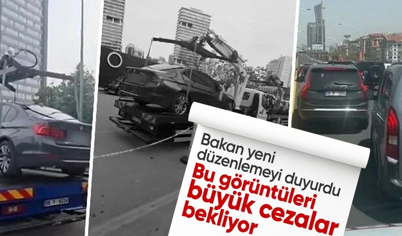 Ambulansa yol vermeyen düğün konvoyu bedelini ödedi! Bakan Yerlikaya yeni düzenlemenin altını çizdi