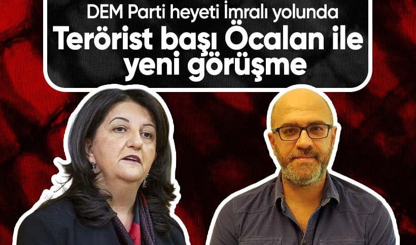 DEM heyeti İmralı yolcusu! Terörist başı Öcalan'ı ziyaret edecekler