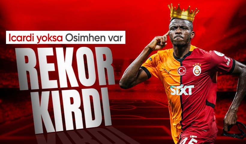 Galatasaray şampiyon oldu Osimhen kariyer rekorunu kırdı