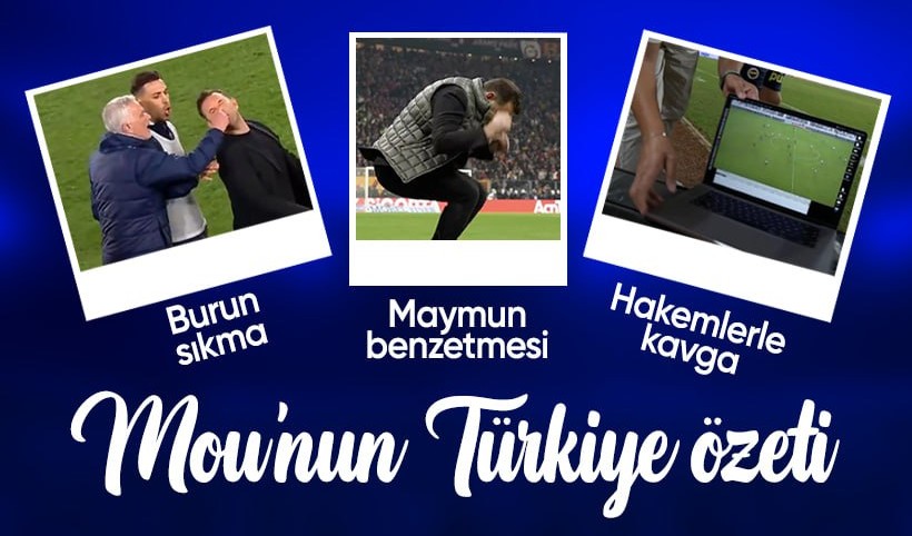 Mourinho'dan sezon boyunca Galatasaray cephesine sert çıkışlar
