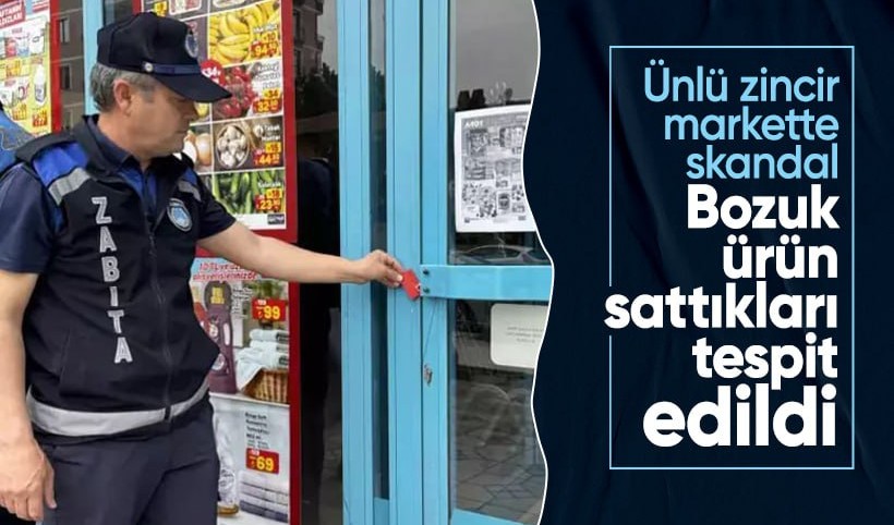Ünlü zincir markette skandal! Bozuk ürün sattıkları tespit edildi