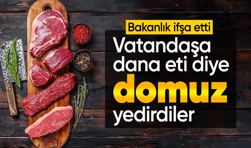 Bakanlık'tan yeni liste: İşte vatandaşa dana eti diye en çok domuz etinin yedirildiği 2 il