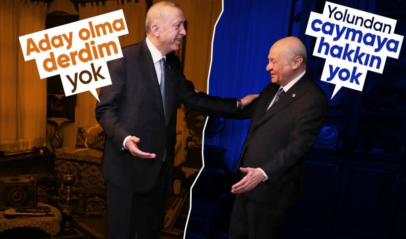 Bahçeli, Cumhurbaşkanı'nın 'Aday olma derdim yok' sözleri hakkında konuştu: Yolundan caymaya hakkı yoktur