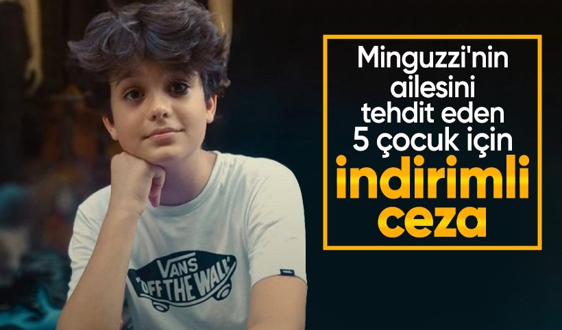 Minguzzi ailesini tehdit eden çocuklar için karar: 5'ine 1 yıl 8 ay hapis cezası vrildi