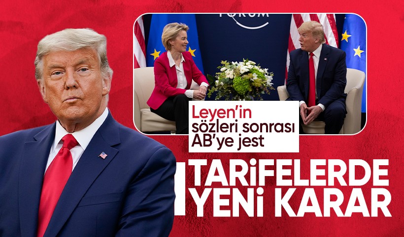 Trump’tan AB’ye jest: Gümrük tarifesi 9 Temmuz’a ertelendi