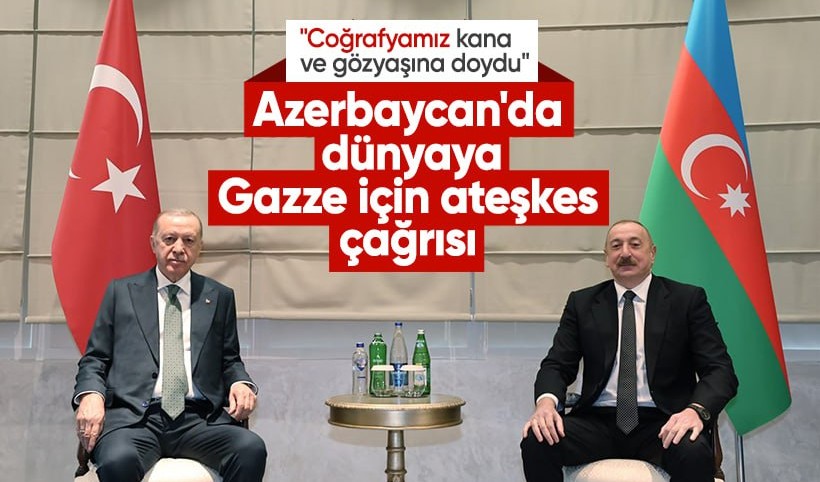 Cumhurbaşkanı Erdoğan'dan Türkiye-Azerbaycan-Pakistan üçlü zirvesinde Gazze vurgusu: Coğrafyamız kana ve gözyaşına doydu