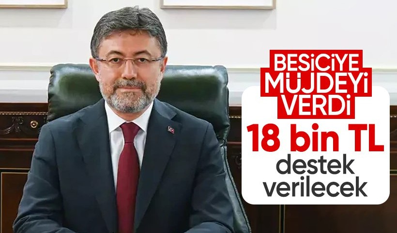 Bakan Yumaklı'dan besiciye müjde: Hayvan başına 18 bin TL destek