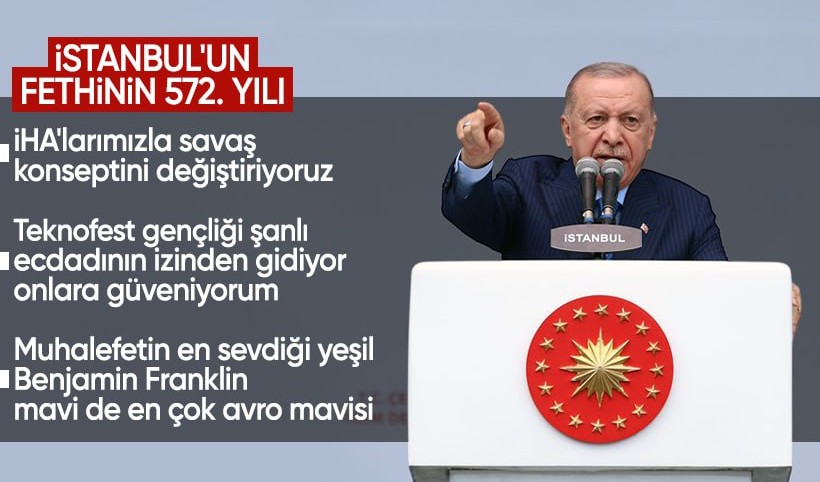 Cumhurbaşkanı Erdoğan Millet Bahçesi açılışında konuştu: TEKNOFEST gençliğine güveniyorum