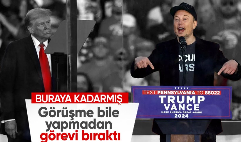 Elon Musk, Donald Trump'ın kabinesinden ayrıldı