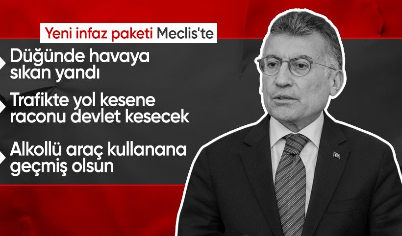 İnfaz paketi TBMM'ye sunuldu: 9 farklı kanunda 30 madde