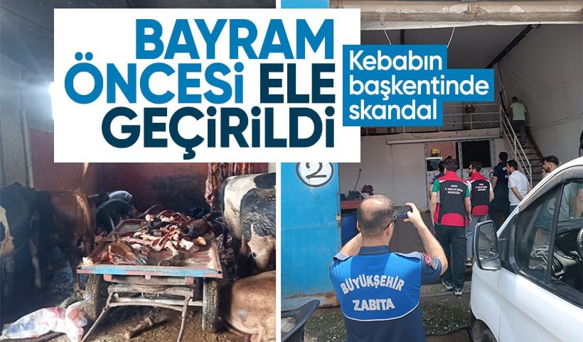 Adana’da 2,5 ton at eti skandalı: Ev altında kaçak kesim!