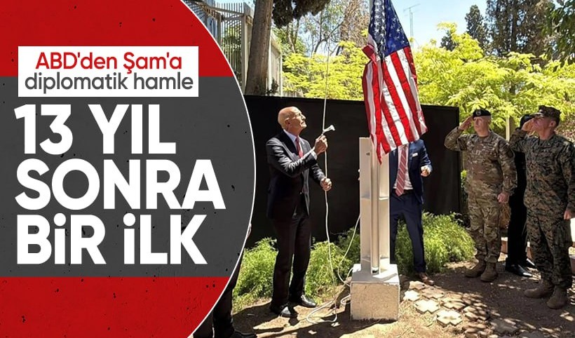 Bayrak yeniden çekildi: ABD'den Şam'a 13 yıl sonra diplomatik hamle